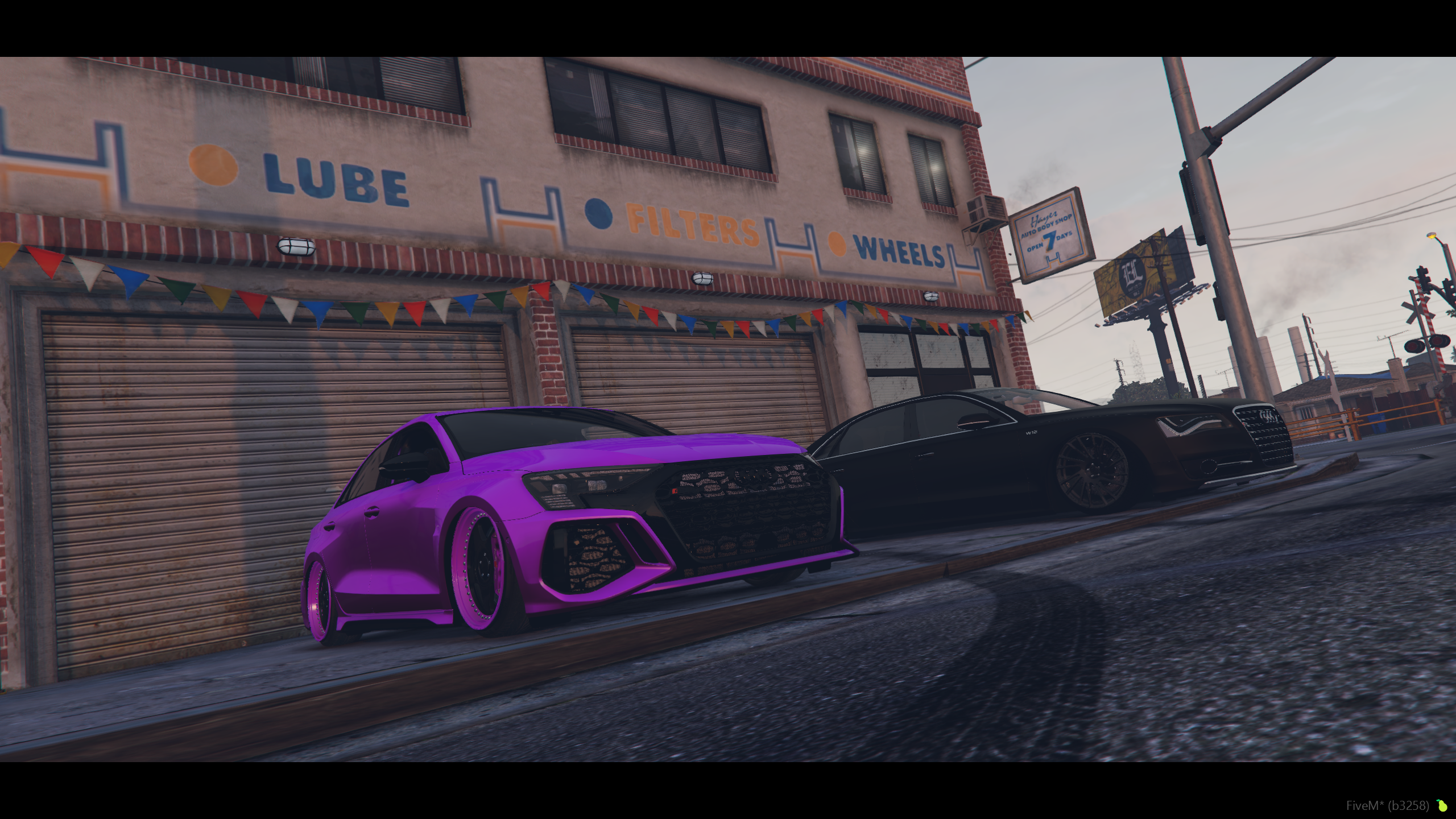 purple audi